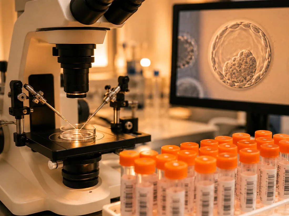 Clavis'te sperm donasyonu — donör taraması ve laboratuvar kalite kontrolü